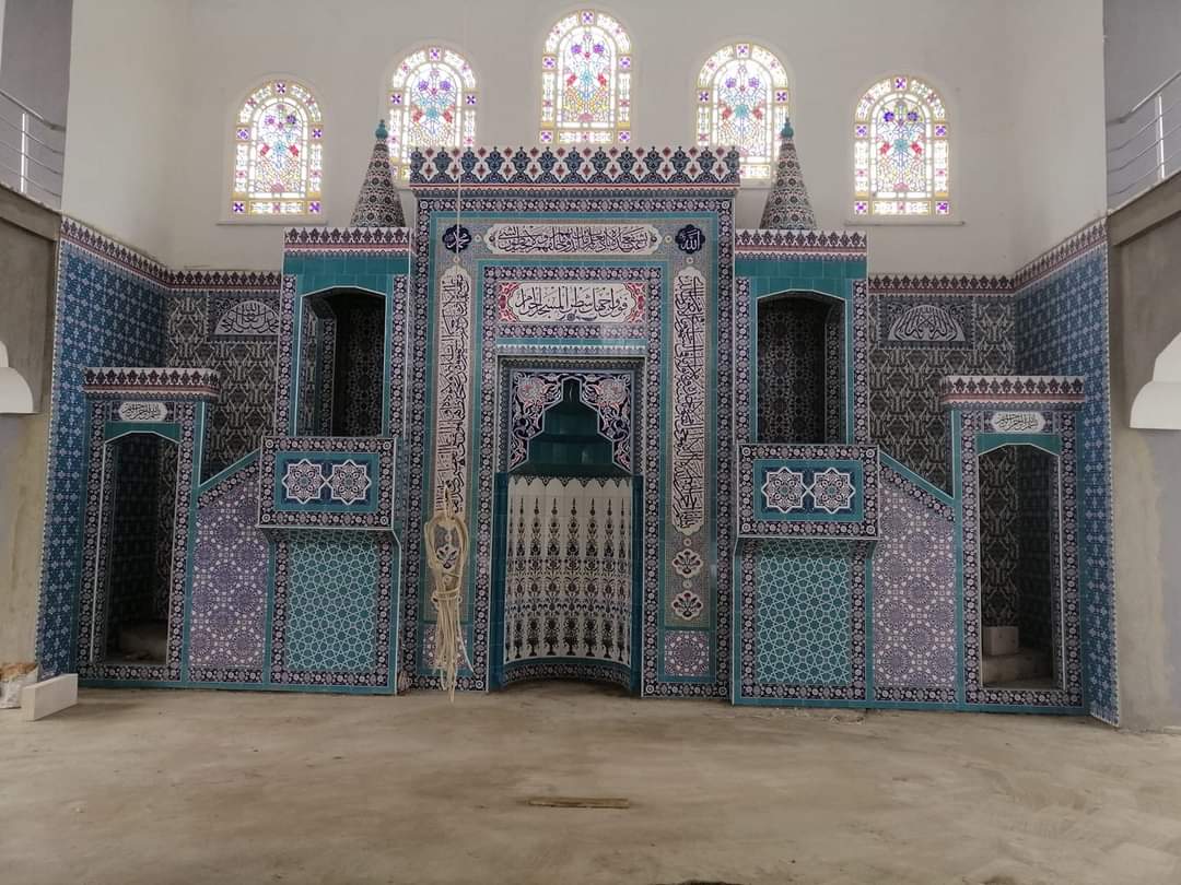 Osmaniye Cami Çini İşleri, Mihrap Minber Kürsü, Kütahya Çini , Cami Çinileri, Çini Seramik