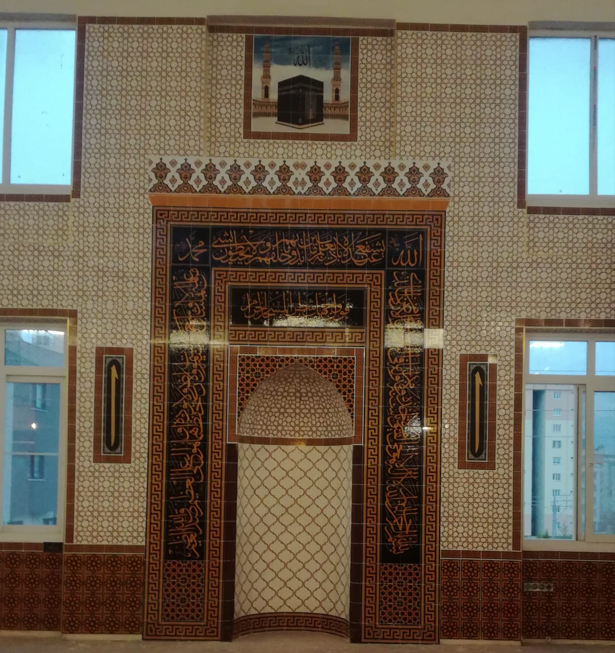 Ağrı Cami Çini İşleri, Mihrap Minber Kürsü, Kütahya Çini , Cami Çinileri, Çini Seramik