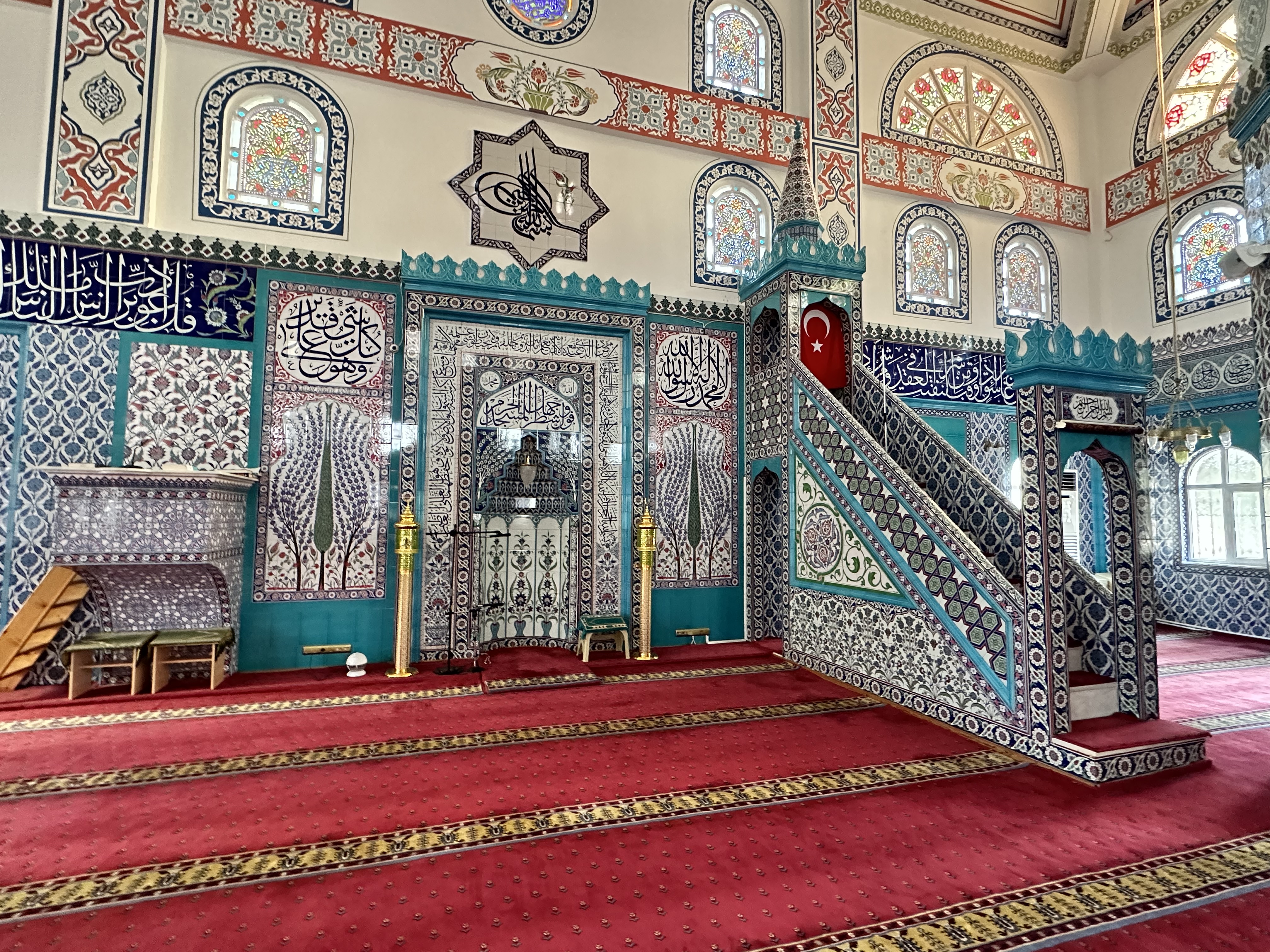 Adana  Cami Çini İşleri, Mihrap Minber Kürsü, Kütahya Çini , Cami Çinileri, Çini Seramik,
