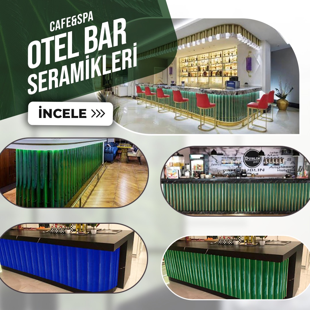 Bar Önü Seramik - Oluklu Seramik  - Bambu seramik, Bar Önü Kaplama 