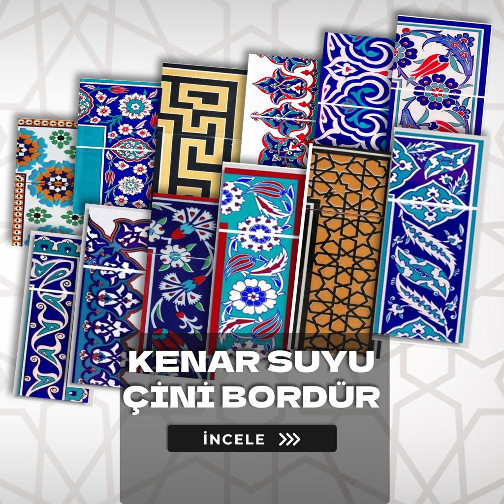 Kenar Suyu Çini Bordür