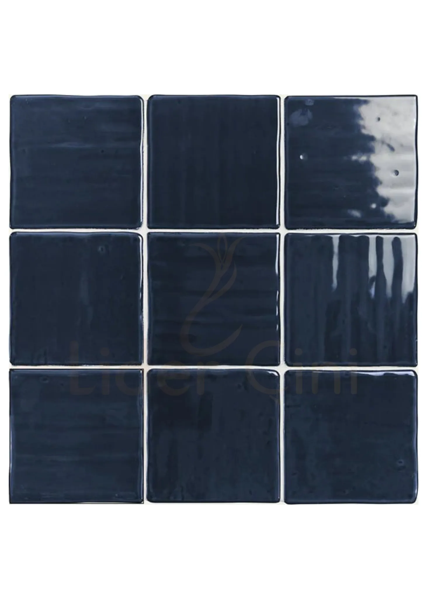 10x10 Seramik - 04- El Yapımı Seramik 10x10 Acık Mavi