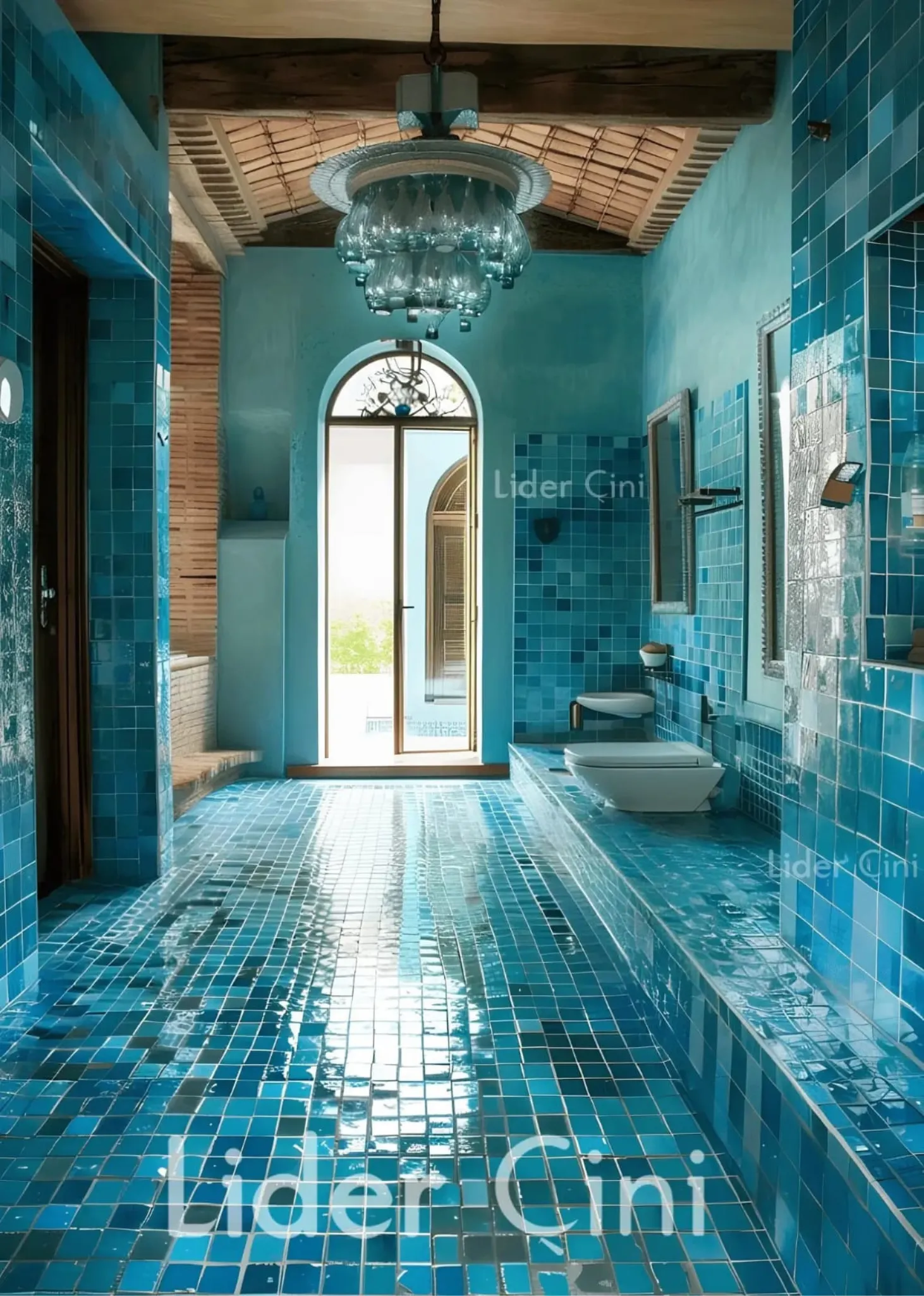 10x10 Seramik - 54- 10x10 Seramik Turkuaz Banyo