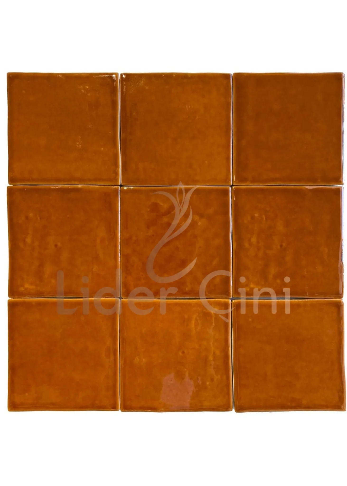 10x10 Seramik - 08- 10x10 Hardal Seramik Karo