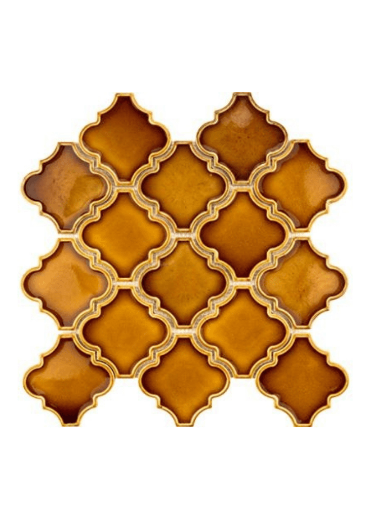 Fileli Arabesk Rölyef Seramik Porselen Karamel-16- Kabartmalı Seramik, Cafe İç Dizayn