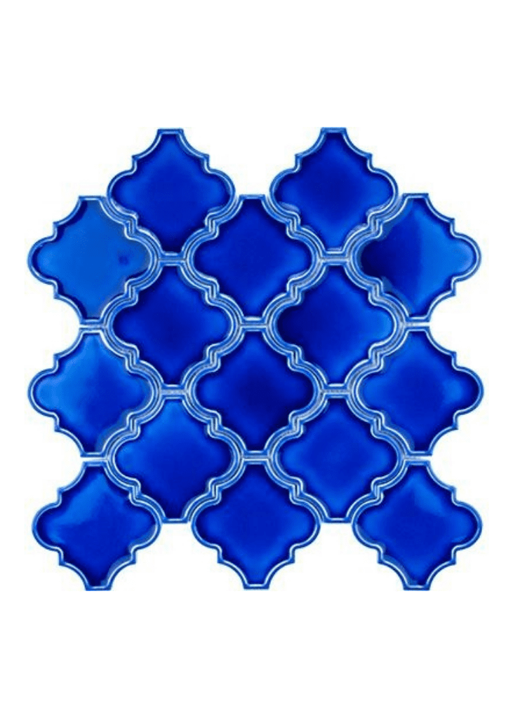 Fileli Arabesk Rölyef Seramik Porselen Lacivert-17- 3D Seramik, 3D Mekan Seramik