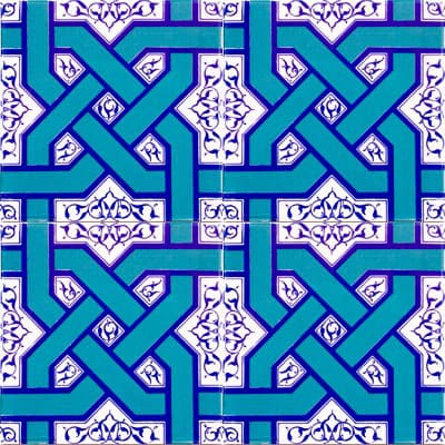 20x20 Çini Karolar-62, Lider Çini, Mavi Beyaz Çini Karo, Mavi Beyaz Banyo Çini, Mavi Beyaz Hamam Çini