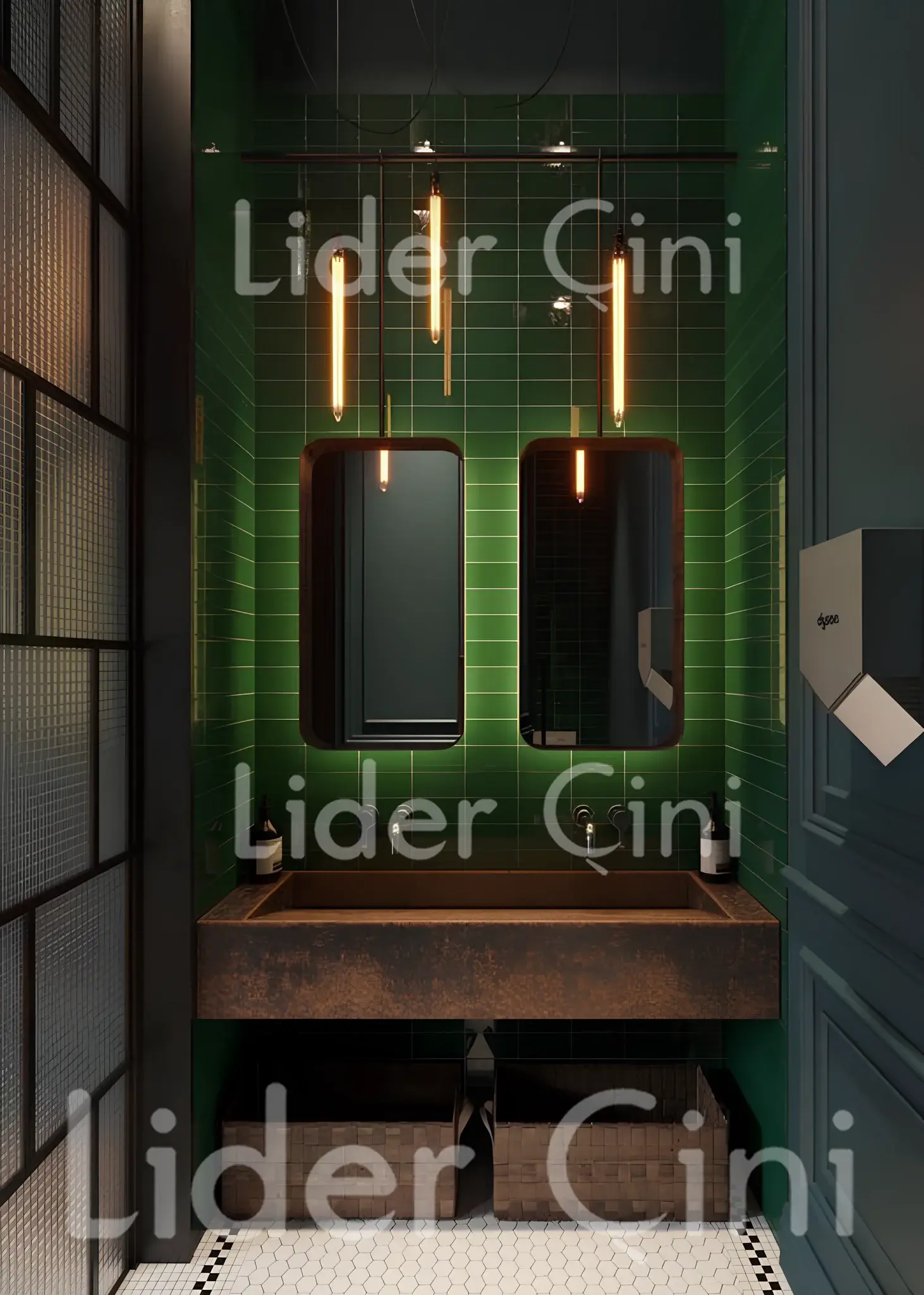 Otel/Cafe Seramikleri -22, Cafe & Restoranlar İçin Özel Seramik Banyo Dekorasyonu, Estetik Seramik Duvar Kaplamaları