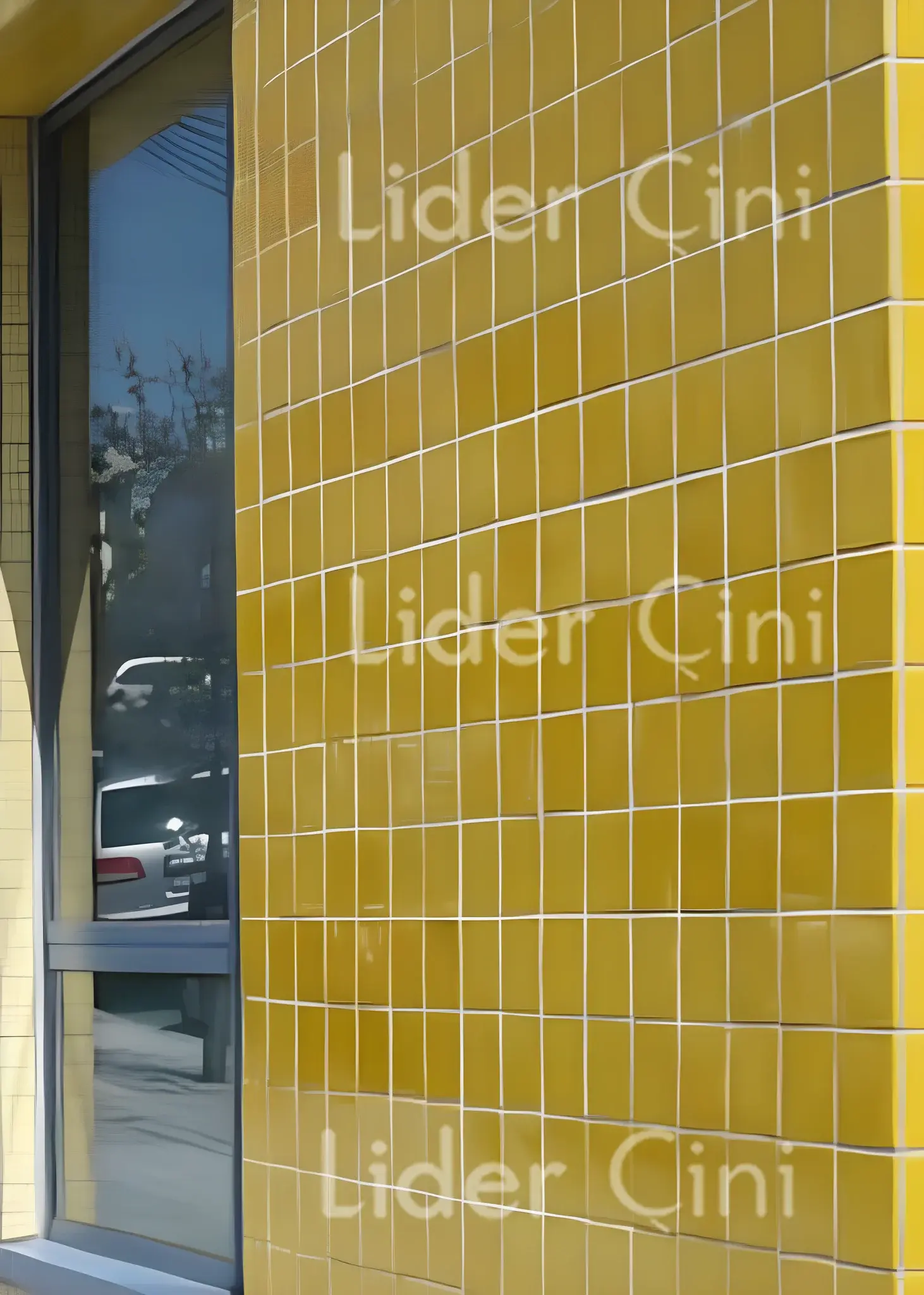 Otel/Cafe Seramikleri -66, Terracotta Tiles, Terracotta Kaplama Seramik, Sarı Seramik, Sarı Renkli Seramik