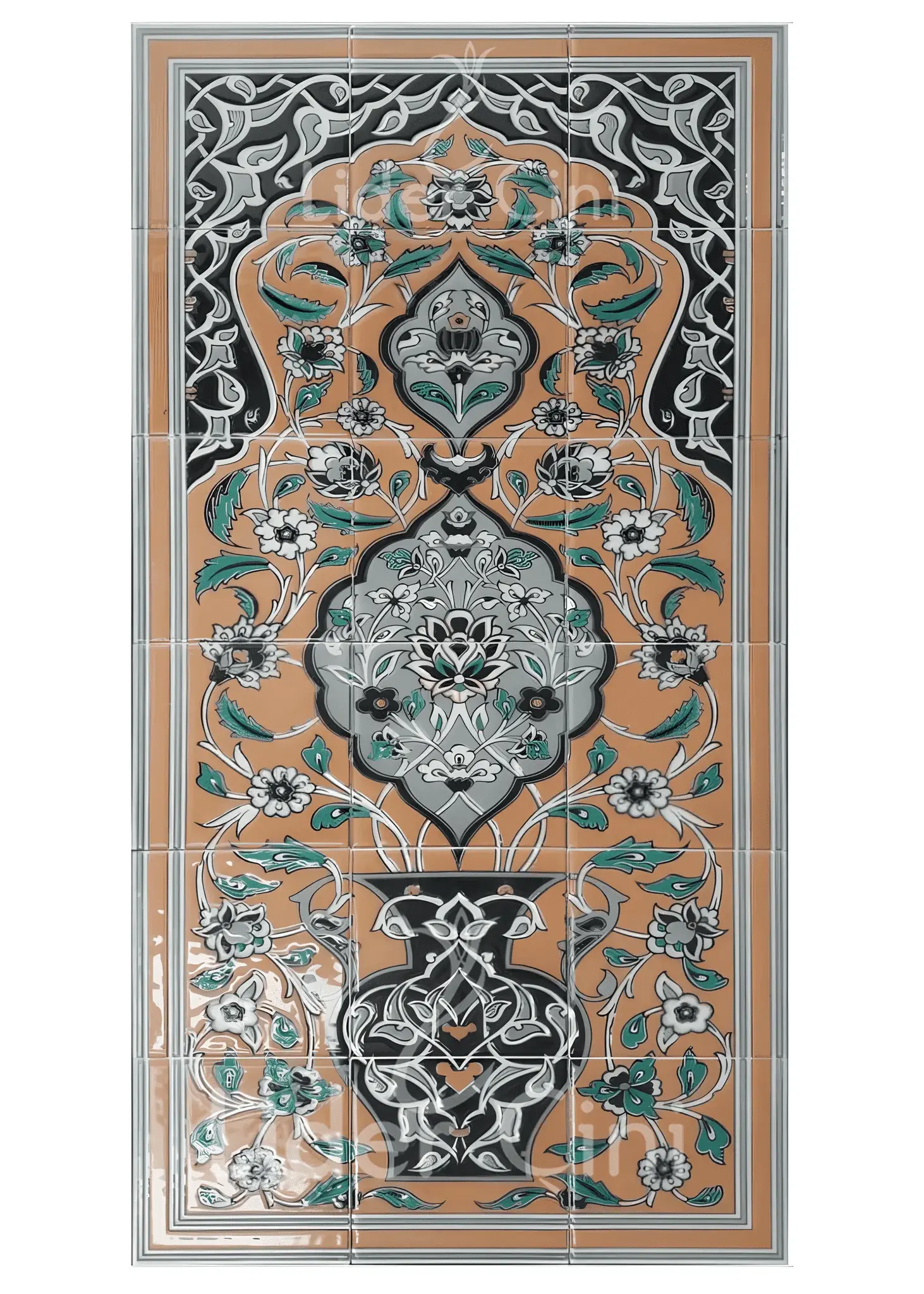 Çini Panolar-32-Osmanlı Çinisi, Kütahya Çini Pano, Çini Tablo