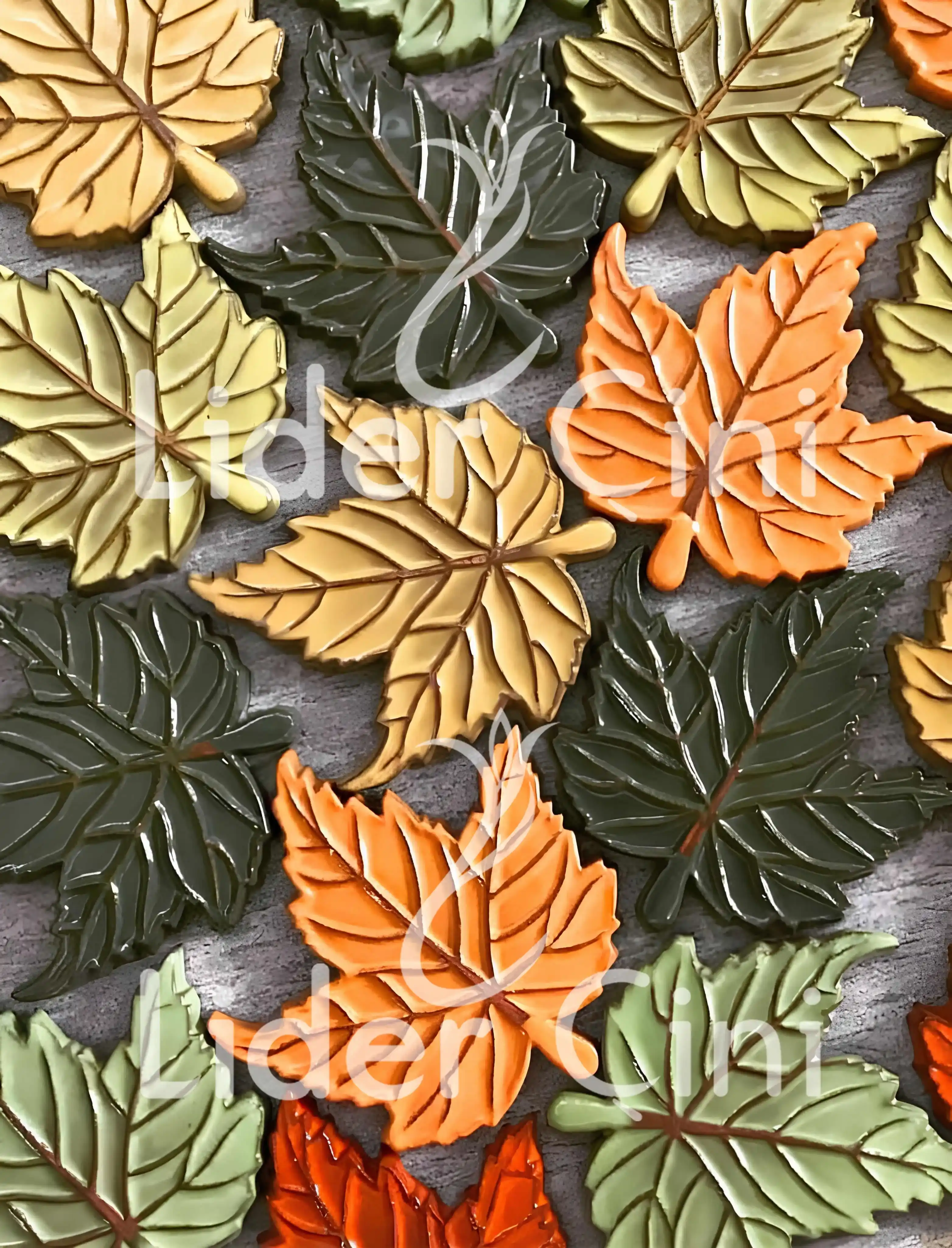 El Yapımı Seramik-57- İznik Çini El Yapımı Yaprak