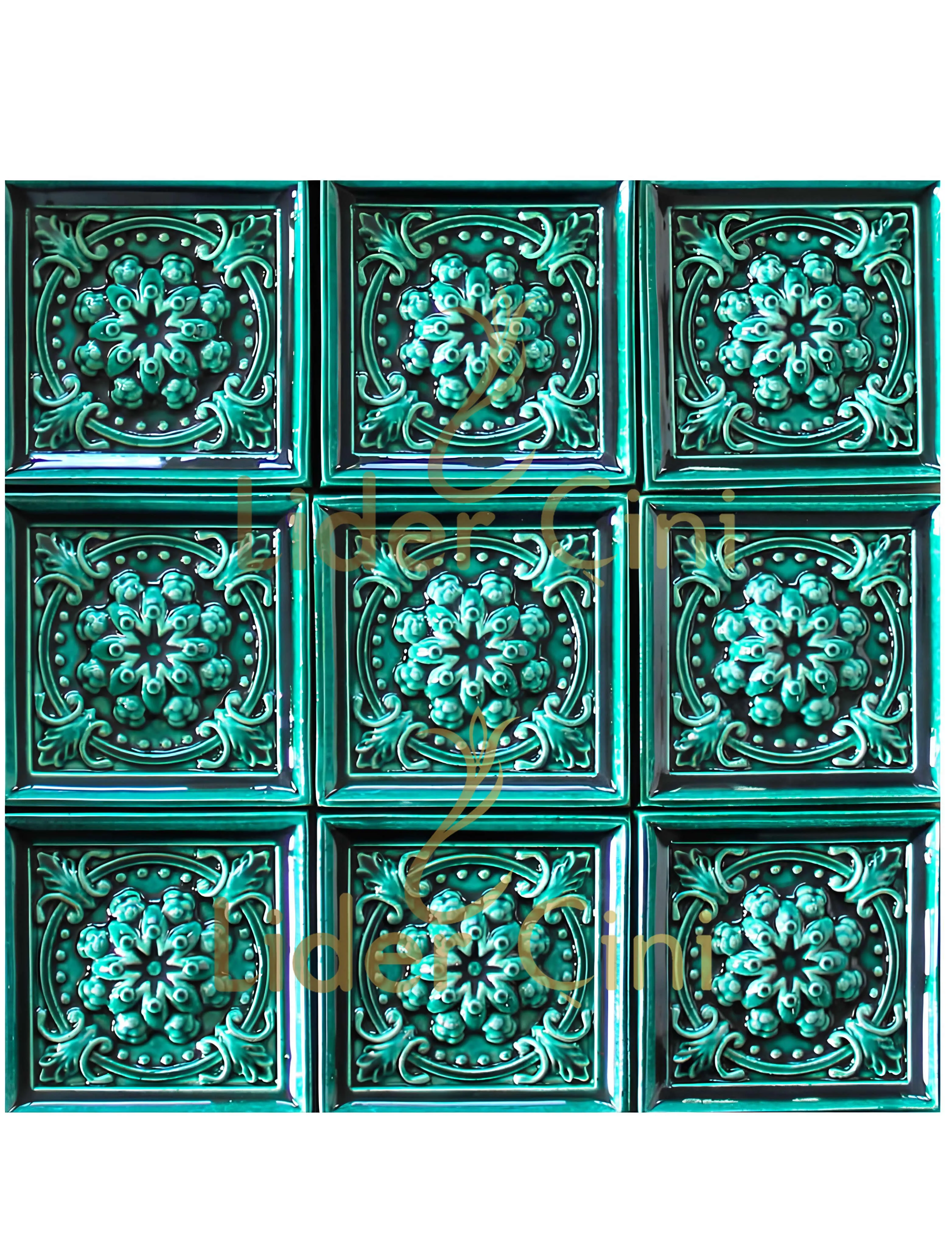 El Yapımı Seramik-62- El Yapımı Hamam Çinileri