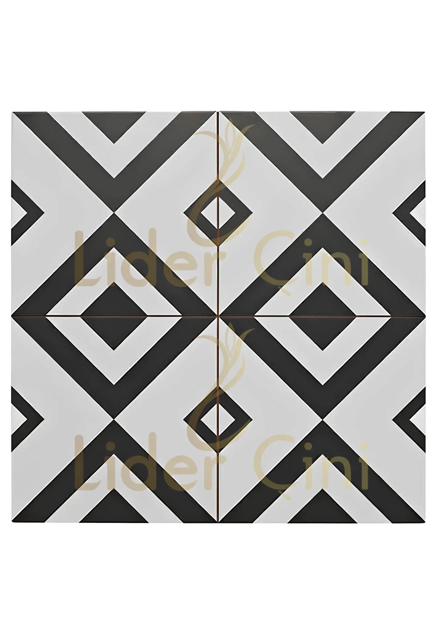 Desenli Yer Karoları-20, Çini Yer Karosu