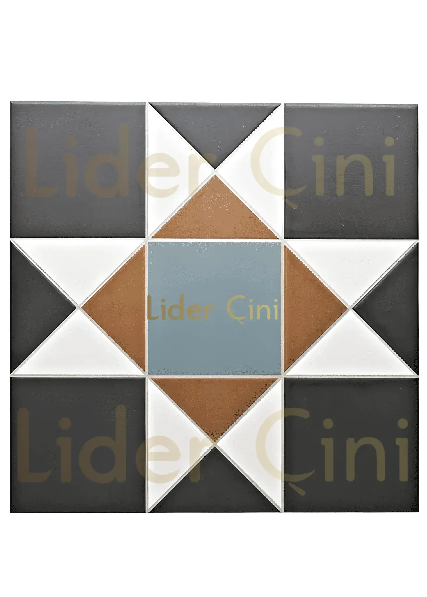 Desenli Yer Karoları-24, Çini Desenli Yer Karosu