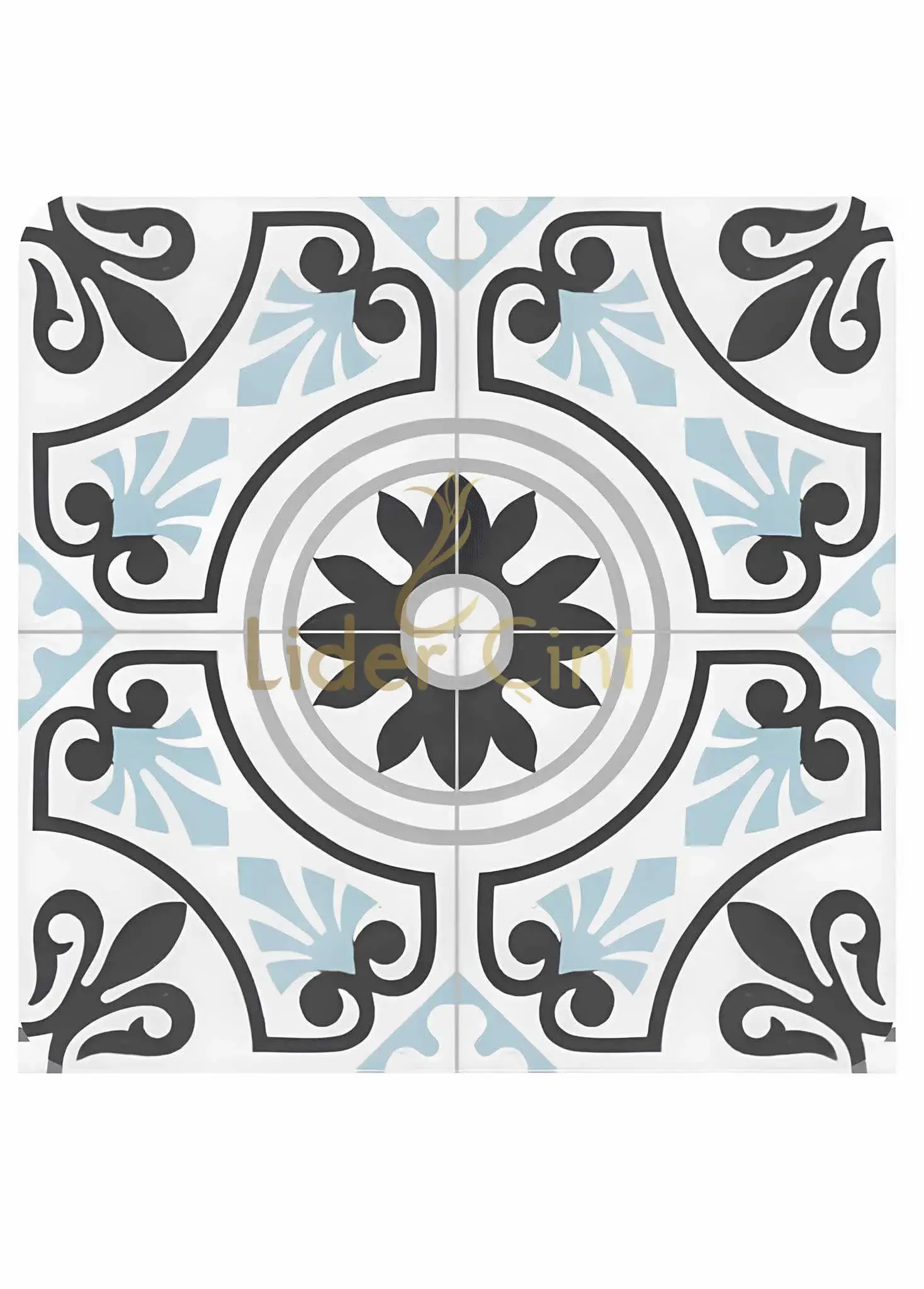 Desenli Yer Karoları-36, Çini Desenli Karo Modelleri