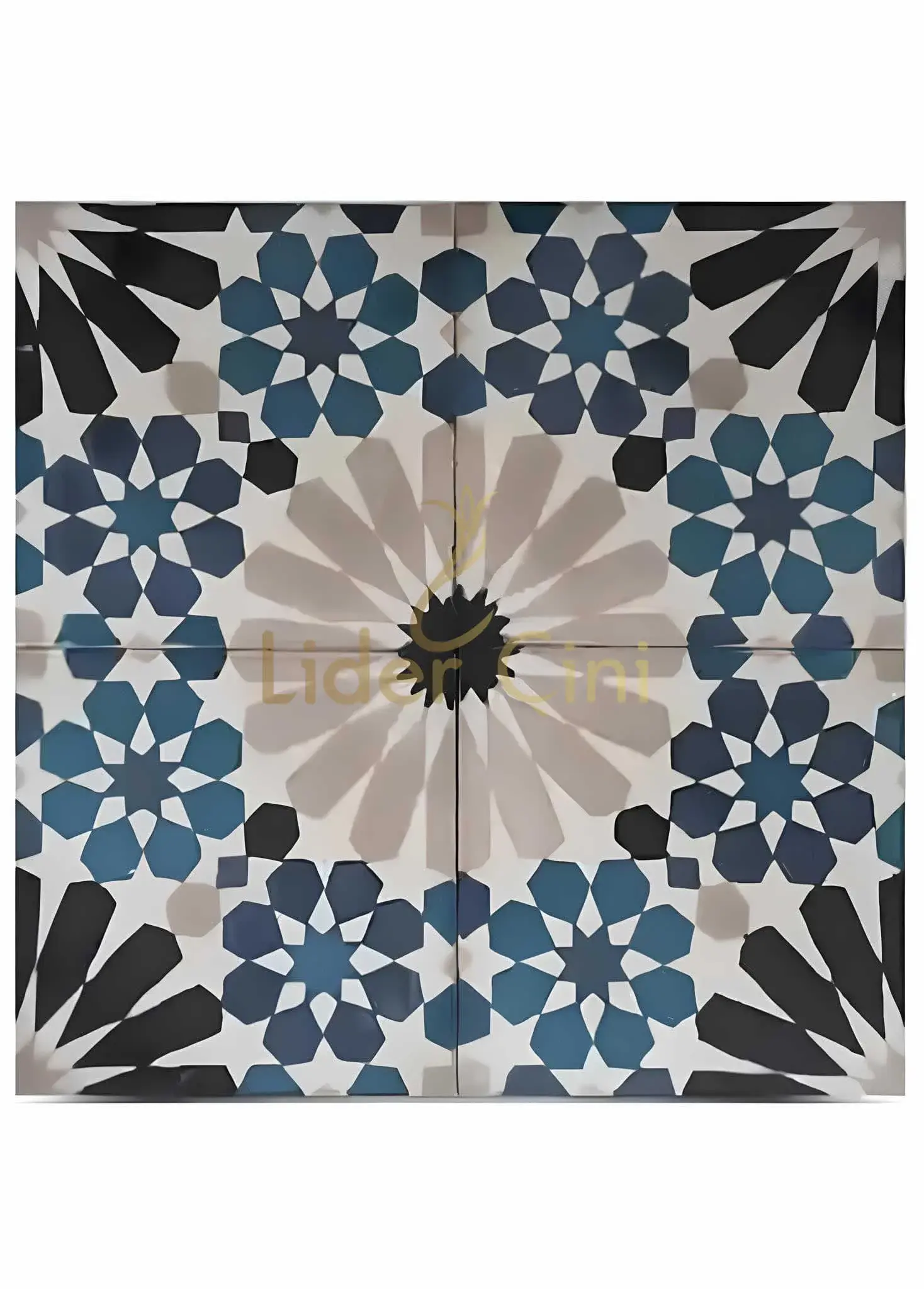 Desenli Yer Karoları-39, Çini Desenli Yer Seramikleri