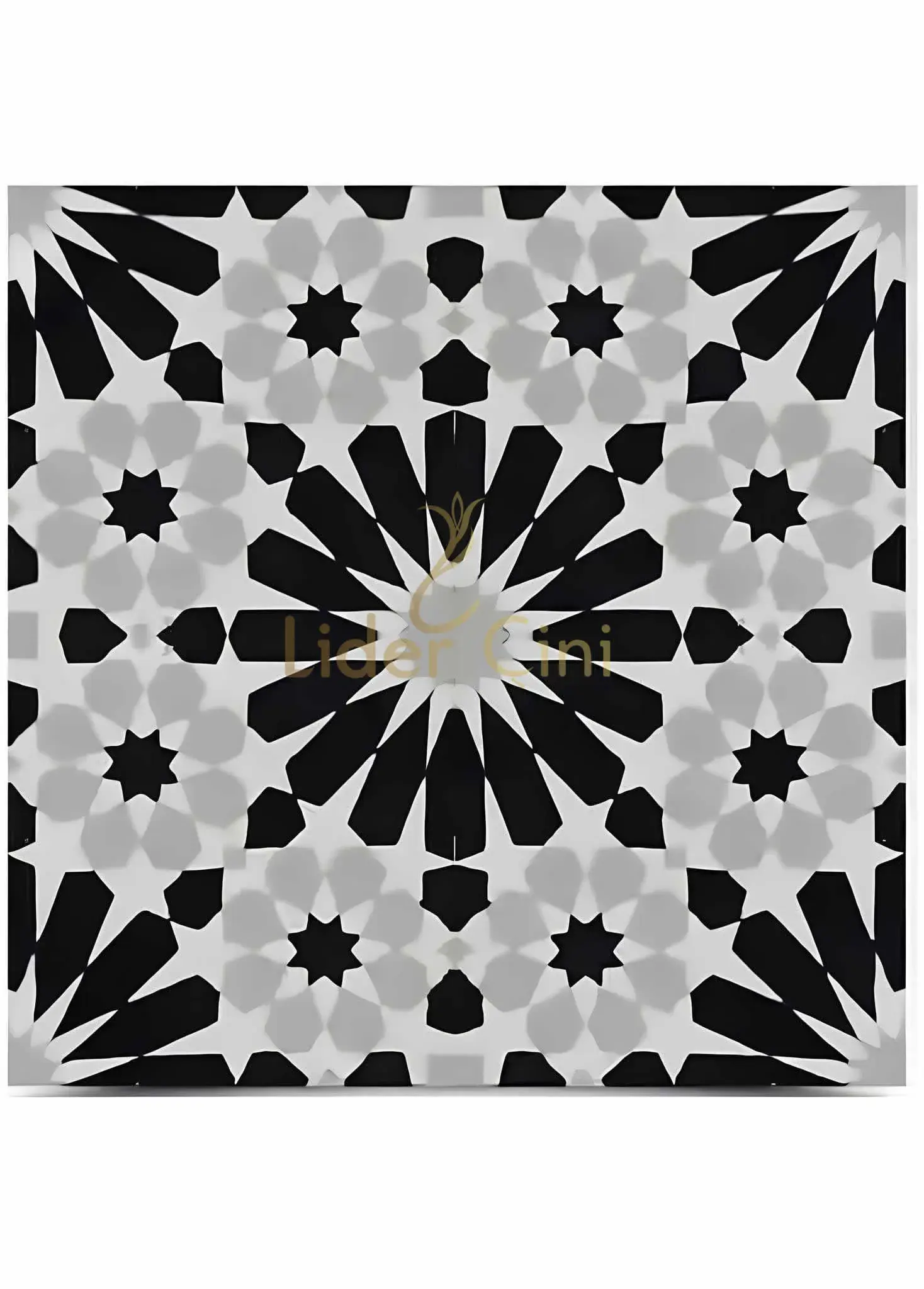 Desenli Yer Karoları-40, Çini Desenli Fayans