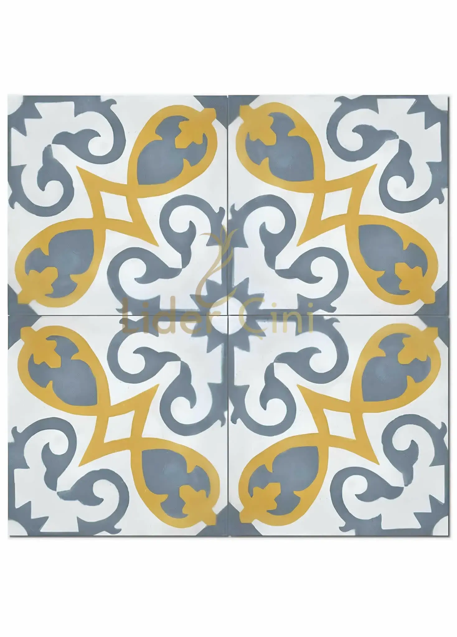 Desenli Yer Karoları-42, Çini Desenli Fayanslar