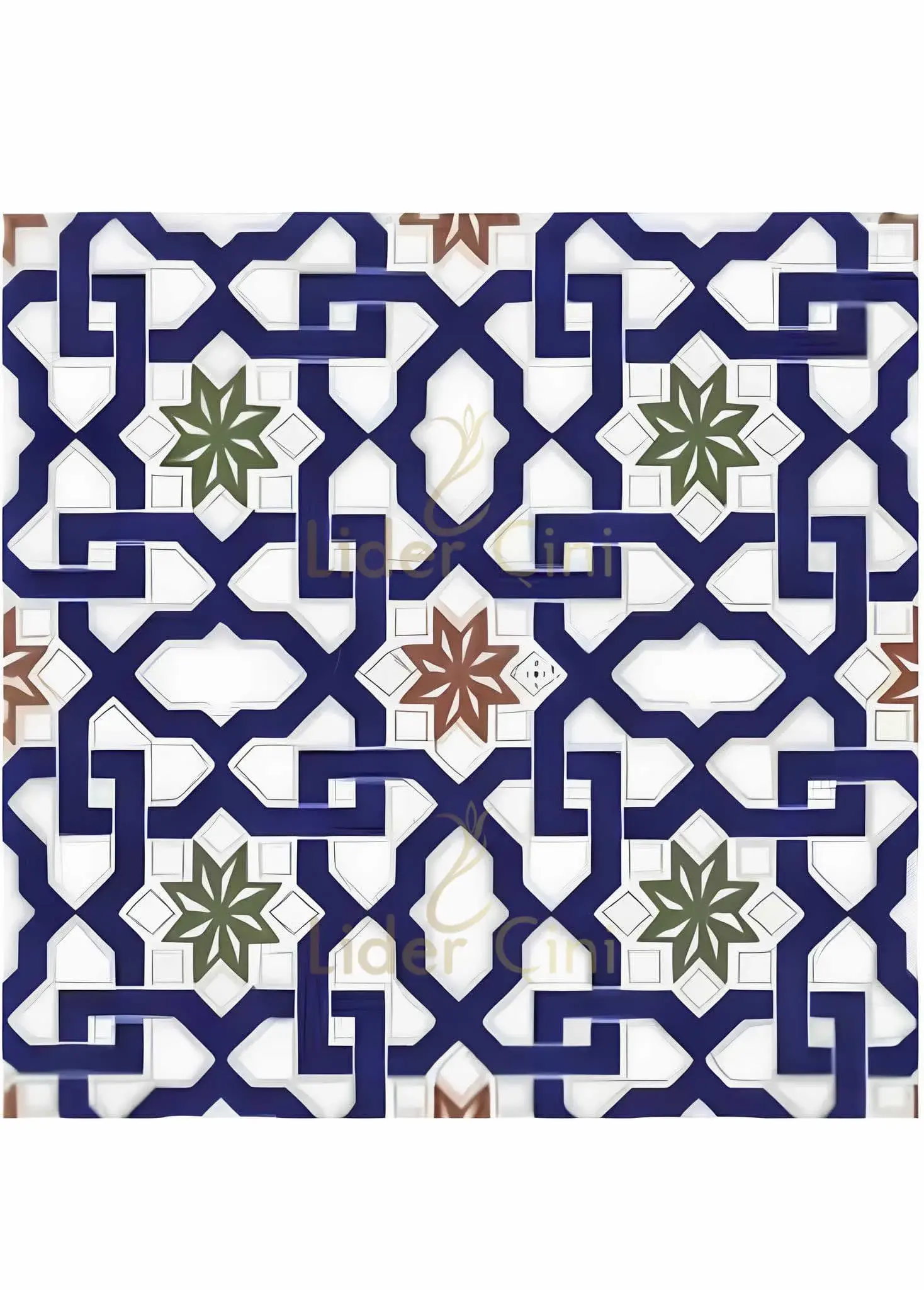 Desenli Yer Karoları-44, Desenli Fayanslar