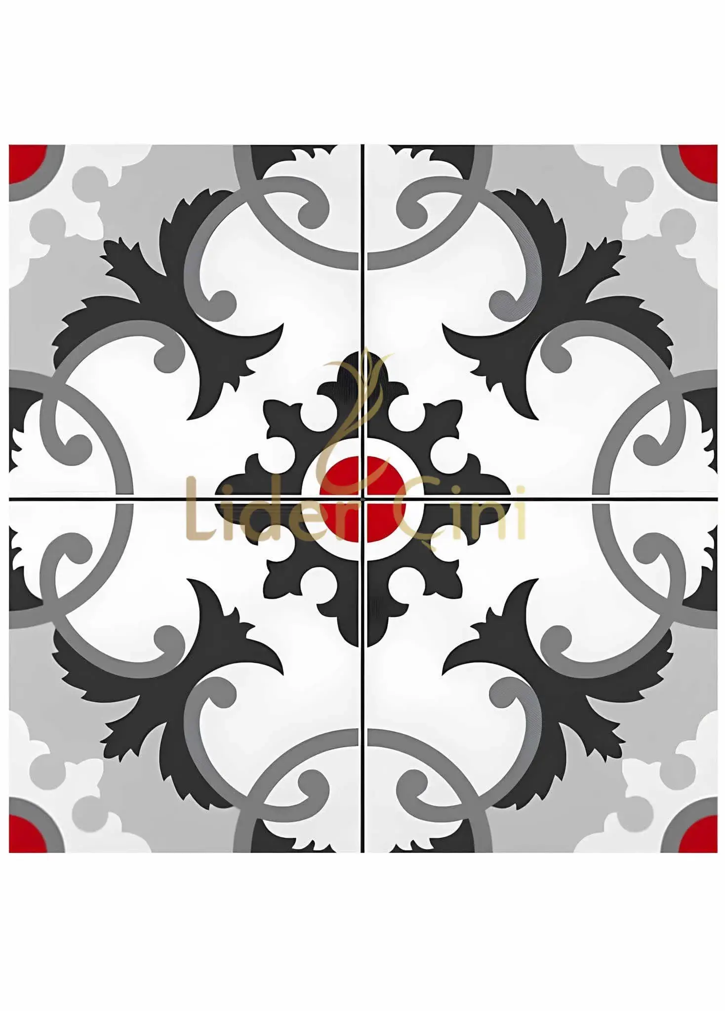 Desenli Yer Karoları-55, Teras Seramik Karoları 20x20