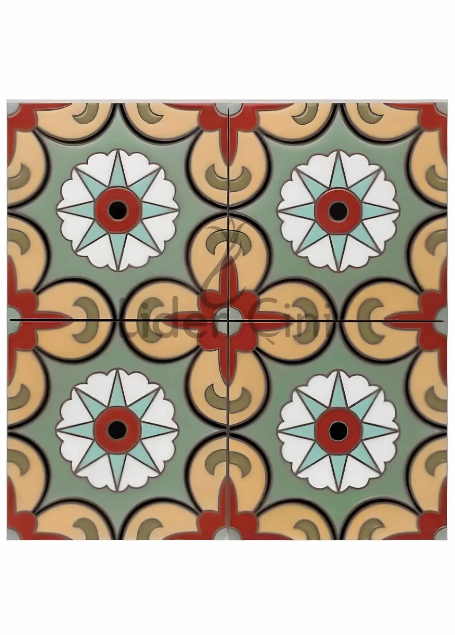 Desenli Yer Karoları-72, Cafe Yer Seramikleri