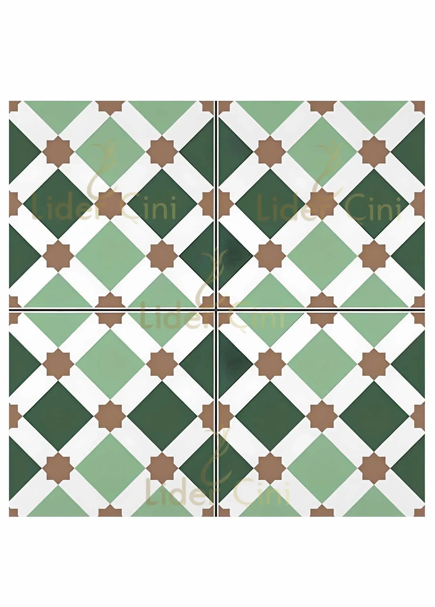 Desenli Yer Karoları-76, Teras Seramik